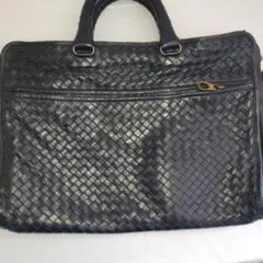 BOTTEGA VENETA ビジネスバッグ 2WAY 黒 レザー
