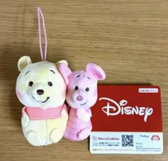 ディズニーキャラクター　チェリーブロッサム　ペアマスコット　プーさん＆ピグレット