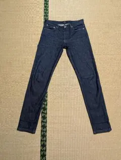 【極美品/裾上げなし】A.P.C. PETITNEWSTANDARD 31 濃紺