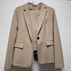 GU レディース ベージュ スーツ セットアップ M