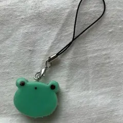 カエル マカロン ストラップ　　　レジンNo.14