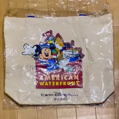 非売品 アメリカンウォーターフロント ミニーマウス トートバッグ大 新品未使用