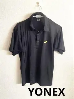◼️YONEX ヨネックス ブラック テニスウェアポロシャツ ユニM