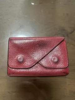 イルビゾンテ　カードケース　名刺入れ　赤