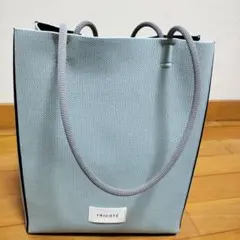 TRICOTÉ トートバッグ ライトブルー