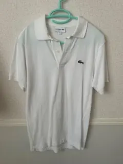 LACOSTE ポロシャツ ホワイト　2サイズ
