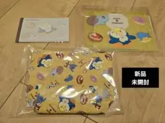 ミスド ポケモン 2024 福袋 新品 未開封 ポーチ メモ帳 ジッパーバック