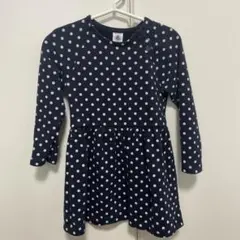 PETIT BATEAU 水玉模様 ワンピース 4ans