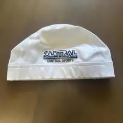 セントラル　キッズ水泳帽　白　Mサイズ