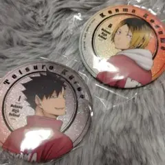 ハイキュー!! ハイキュー 振り向きシャイニー缶バッジ 缶バッジ 孤爪研磨 黒尾