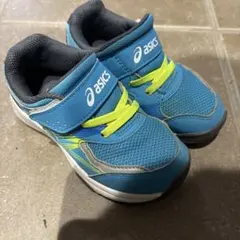 asics キッズ スニーカー 青