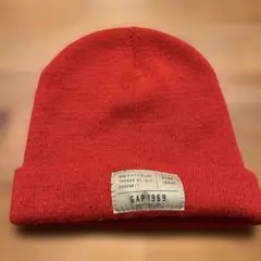 GAP 1969 ニット帽 レッド