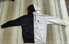 スカラー ScoLar ラビルdeラビル柄バイカラー天竺パーカー