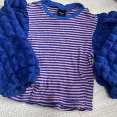 manina バルーンスリーブ長袖カットソー