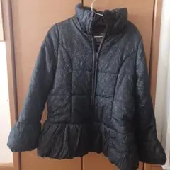 CECIL McBEE　ペプラムレースジャケット　黒　ジャケット　レース　M