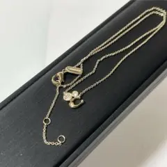 COACH コーチ ペンダント ネックレス ラインストーン ゴールドのサムネイル
