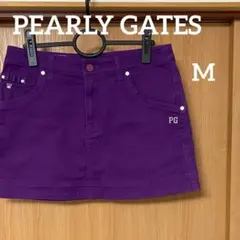 PEARLY GATES パーリーゲイツ　ゴルフ　スカート　M 紫　インナーなし