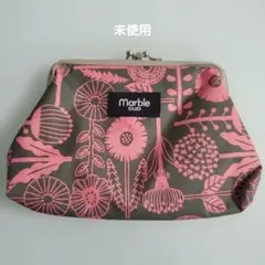 未使用　Marble SUD マーブル　がま口ポーチ 北欧風 コスメ 小物入れのサムネイル