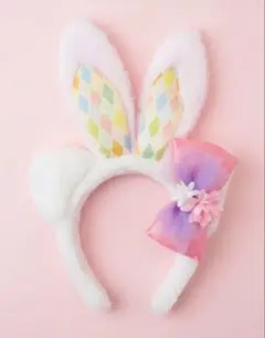 USJカチューシャ　イースター　キティ