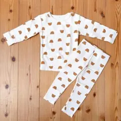 くまさんセットアップ パジャマ Lサイズ 韓国子供服 美品