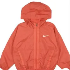 子供用　キッズ　Nike フード付きジャケット オレンジ 美品　ブルゾン　秋　春