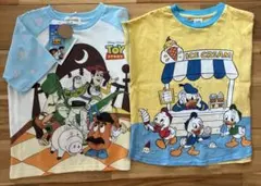 新品　トイストーリー Tシャツ　110cm ディズニー　ドナルド 2枚セットのサムネイル