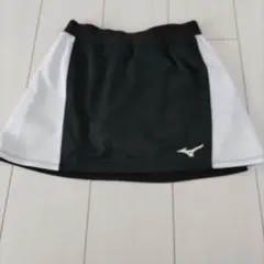 Mizuno テニススカート 黒/白　Ｍサイズ