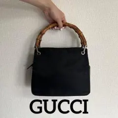 【超超レア・美品】GUCCI イタリア製　バンブー　ハンドバッグ　ミニバッグ