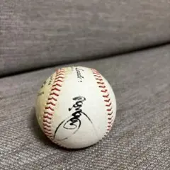 サイン入りLeague Leader's野球 誰のか全く分かりません。
