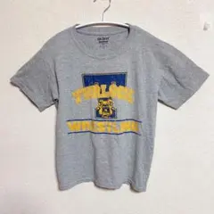 GILDAN グレー Tシャツ PURLock WRESTLING M10/12
