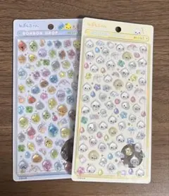 正規品　ボンボンドロップシールミニ　しずくちゃん2点セット