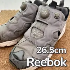 リーボック　26.5cm グレー　スニーカー　Reebok インスタポンプ