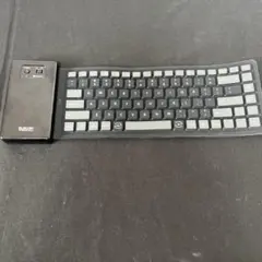 エレコム Bluetoothシリコンキーボード TK-FBS035E ブラック