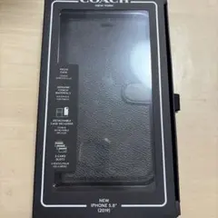 COACH純正新品未使用iPhone11pro 手帳型ケース　ブラック