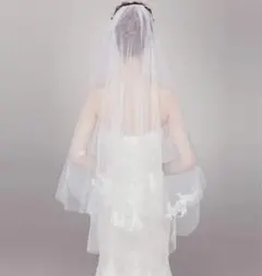 【値下げしました】ベール　結婚式　前撮り　挙式