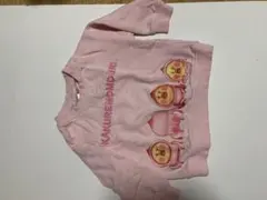 こびとづかん カクレモモジリ 長袖 トレーナー ピンク 80