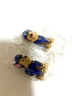 パウパトロール　フィギュアキーチェーン【チェイス】2個セット