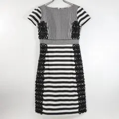SETAICHIRO セタイチロウ ワンピース 半袖 ボーダー 刺繍 レースのサムネイル