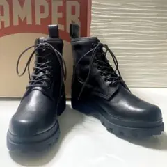 【極美品】CAMPER レースアップ　厚底ショートブーツ　36