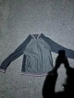 BURBERRY BLACK LABEL ジップアップ長袖トップ