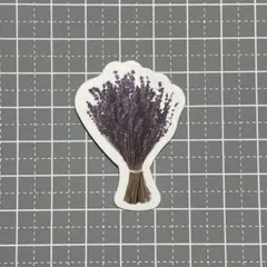 【B434】防水ステッカー 紫シリーズ 可愛い 韓国雑貨 ラベンダー 花