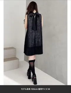 MERCURYDUO 黒 ミニワンピース Sサイズ