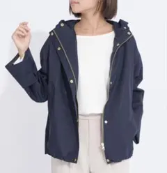 IENA VACHEMENT ヴァシュモン グログランパーカ ネイビー IENA - IENA VACHEMENT ヴァシュモン グログランパーカ ネイビーの通販
