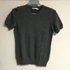 ユニクロ　半袖カシミヤセーター