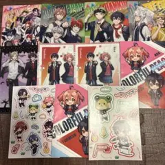 カラフルピーチ セブンイレブン　ノート　クリアファイル まとめ売りのサムネイル