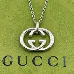 超美品】GUCCI ペンダント トップ925＋社外喜平チェーン 男女兼用