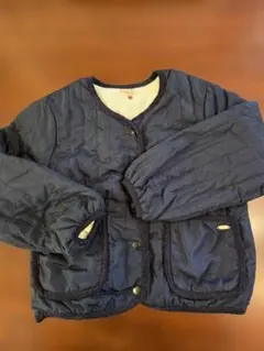 petit main ネイビー キルティングジャケット１２０センチ