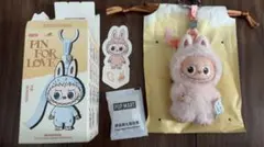 【G】POPMART PIN FOR LOVE ぬいぐるみ ラブブ イニシャル