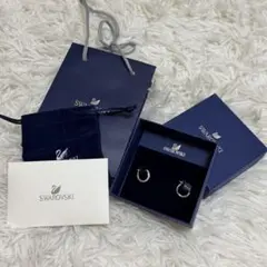 ❗️新品❗️スワロフスキー SWAROVSKI ピアス レディース フープピアスのサムネイル