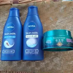 NIVEA スキンミルク 2種 & アトリックス ハンドクリーム